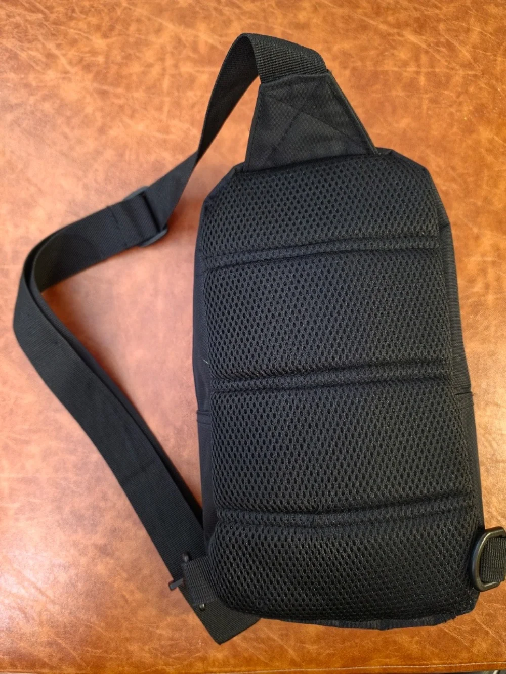 Nautica Navy Blue Black Sling Shoulder Crossbody Backpack Bag